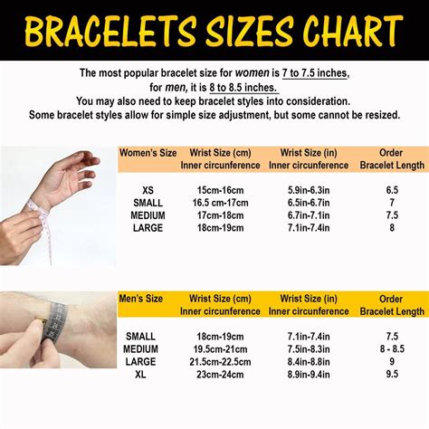 bracelet 18 cm|bracelet size chart.